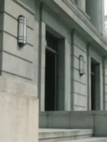 Low-resolution architecture photo before upscaling