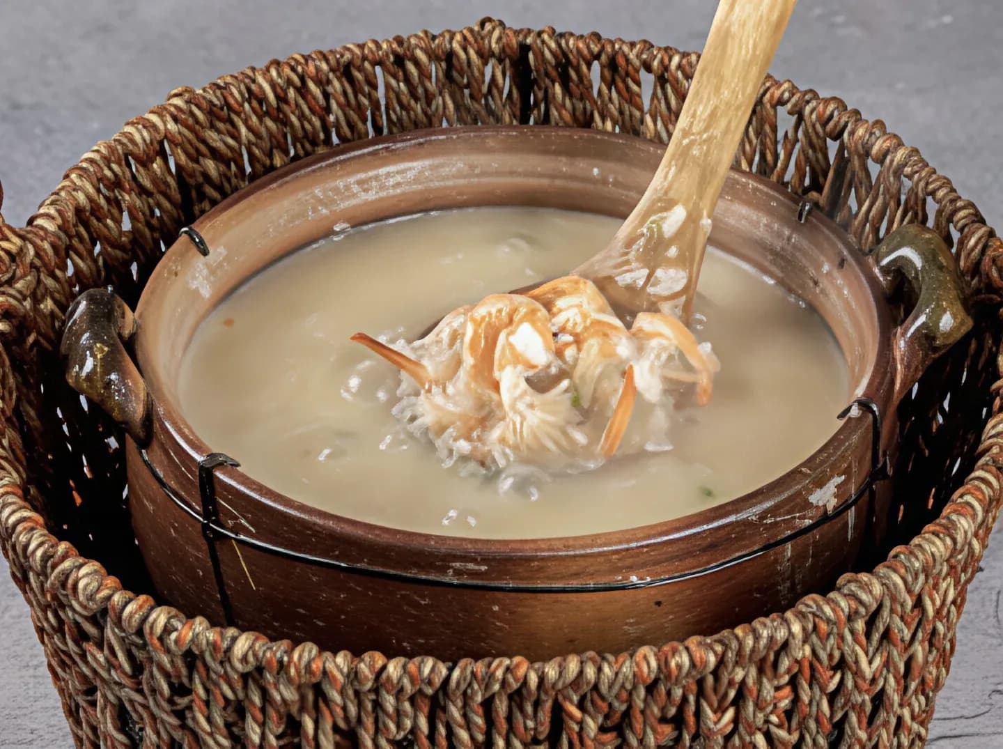 AI-upscaled high-resolution food photo