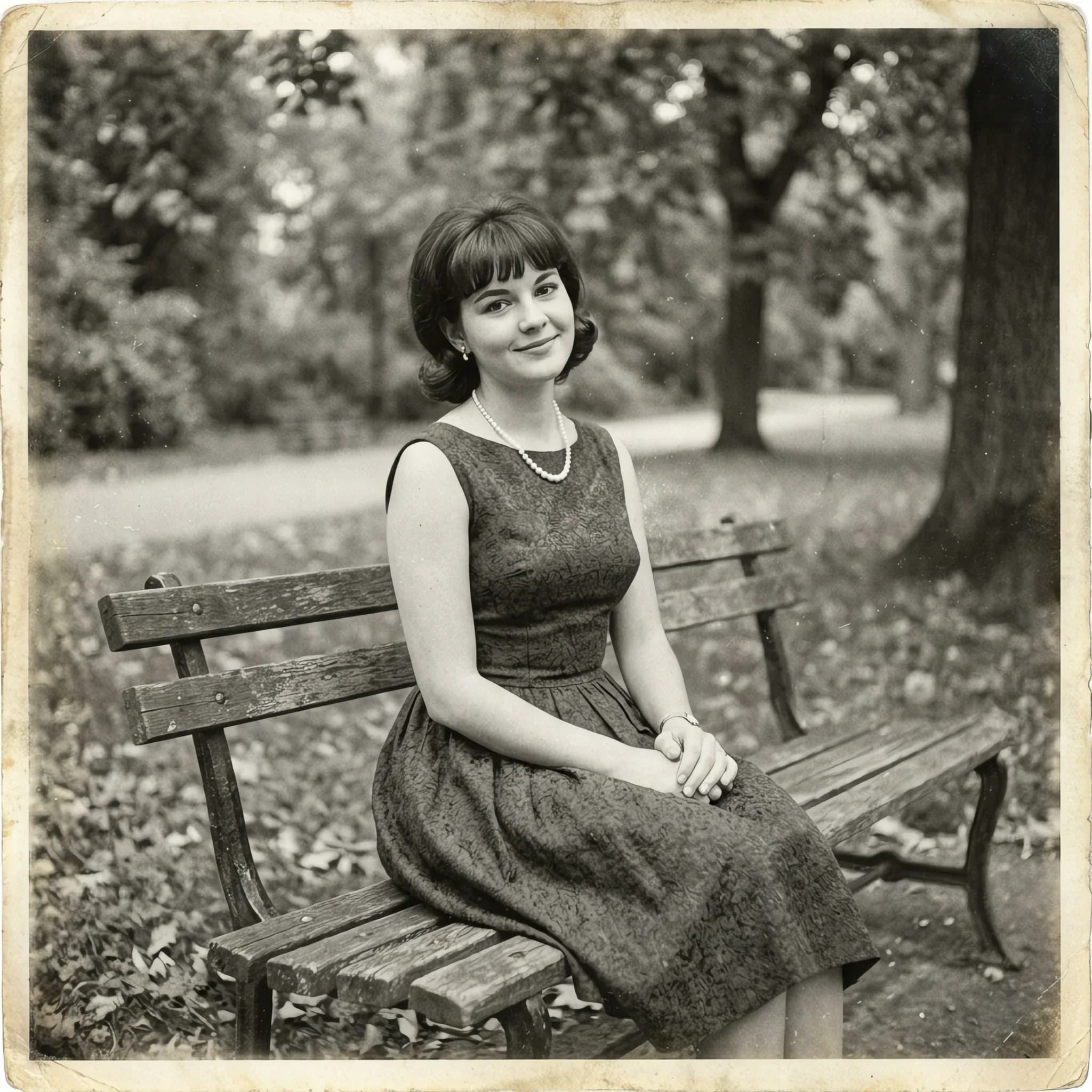 AI-restored clear old photo