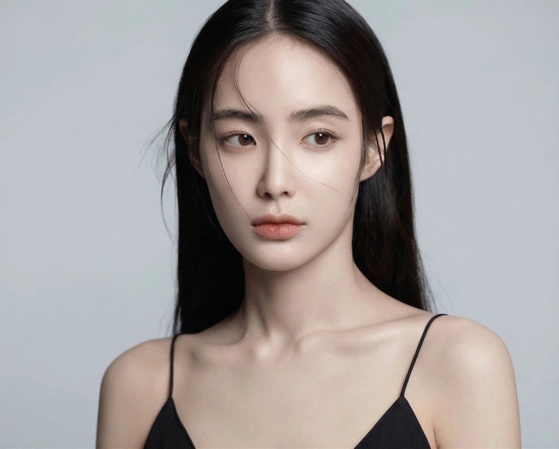 Coba makeup virtual Sebelum diproses