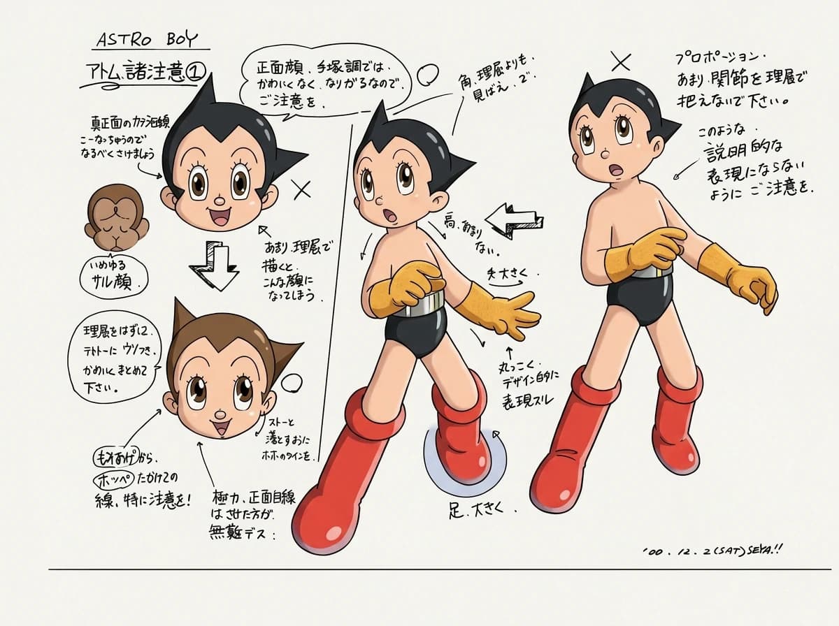 線画をワンクリックで着彩 処理後